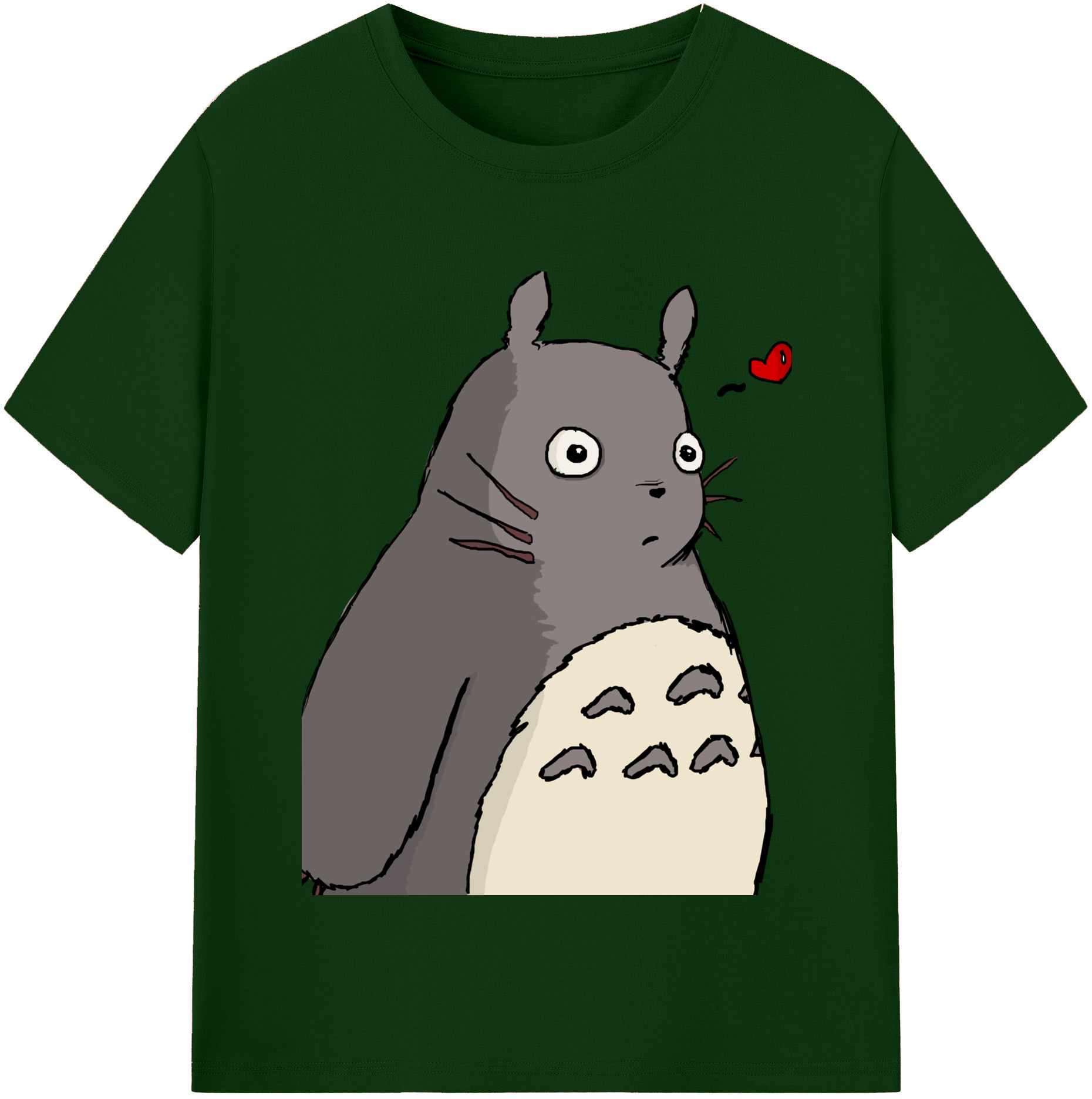 （画像用） となりのトトロ 草壁メイ 草壁サツキ My Neighbor Totoro Satsuki Kusakabe Mei Kusakabe 綿100％半袖Tシャツ（フロントプリント）